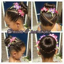 Pretty Cornrows And Buns Black Hair Information Community Flower Girl Hairstyles Hair Styles Lil Girl Hairstyles
