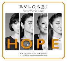 ブルガリがオンライン トークセッション カンバセーションズ フォー ホープ を5月2日から3夜にわたり開催 ブルガリ トーク ホープ