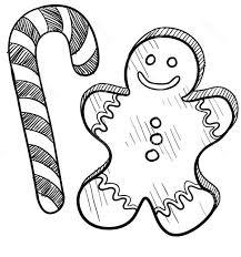 Explore 623989 free printable coloring pages for your kids and adults. Gingerbread Men And Candy Cane Coloring Page Coloring Sun