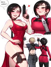 Rule34 - If it exists, there is porn of it  blushypixy, ada wong, leon  scott kennedy  6863375