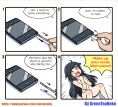 Post 2443608: comic GreenTeaNeko inanimate iPhone