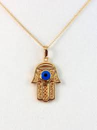 Best Seller Hamsa Evil Eye Necklace 18kt Gold Filled Hand Of Etsy In 2021 Evil Eye Necklace Hamsa Hand Jewelry Hand Jewelry