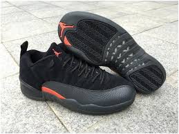 Air Jordan 12 Retro Black And Orange Nike Air Jordan Retro Xii 12 Low Black Max Orange Men Shoes 308317 0030 Air Jordans Nike Air Jordan Retro Nike Air Jordan Shoes