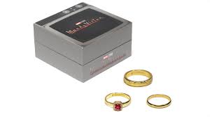 Marvel S Wandavision 3 Piece Wedding Rings Replica Prop Set Geektyrant