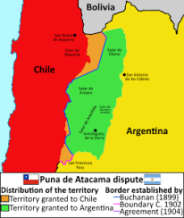 Chile has retained most of the gains it made during the war of the pacific. Puna De Atacama Dispute Wikipedia