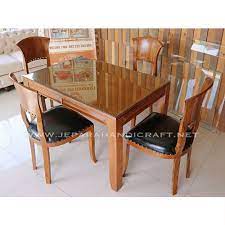 Temukan ulasan harga & model meja makan lipat minimalis terbaik 2021 disini. Jual Set Meja Makan Minimalis Jati Kipas Jepara Terbaru