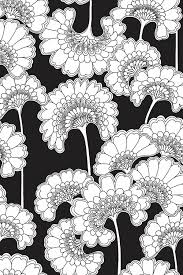 Wallpaper japan black illustration text logo circle brand line symbol number. Japanese Floral Wallpaper Black Florence Broadhurst