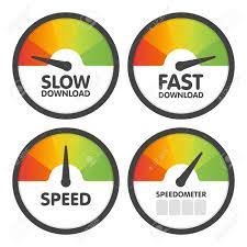 This article explains the most effective ways to make video games download faster on an xbox one c. Round Speedometers Set With Slow And Fast Speed Download Vector Illustration Royalty Free Cliparts Vectors And Stock Illustration Image 78509922