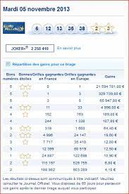 Resultat Euromillions Tirage Mardi 5 Novembre Numero Gagnant Gagner Au Loto Et A Euro Millions