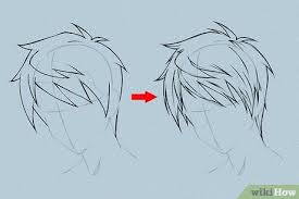Like real hair, anime hair is composed of many strands. How To Draw Anime Hair 14 Steps With Pictures Wikihow