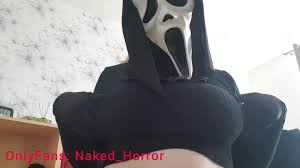 Ghostface Plays With Her Tits While You Watch - FAPCAT