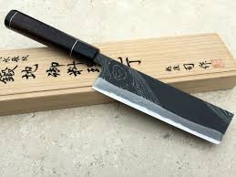 Couteau Japonais Rectangulaire Nakiri Japanese Kitchen Knives Kitchen Knives Japanese Cooking Knives