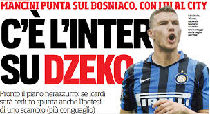 L'inter spinge per avere al più presto edin dzeko. Dzeko Inter 226830 Pagine Romaniste