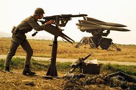 Bundeswehr Soldier Manning Dual Mg 3 Mount Used To Defend An Mim 23 Hawk Battery From Close Air Attack Civil War Navy Military History American Civil War