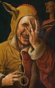 April Fool's Day! A Laughing Fool, possibly by Jacob Cornelisz. van  Oostsanen, about 1500 #fool #foolish #foolinart #foolingaround #foolin  #medievalart #weirdmedievalguys #historyphotographed #middleages #moyenage  #medioevo #mittelalter #edadmedia ...
