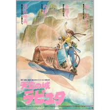 Original Laputa Castle in the Sky Anime Poster