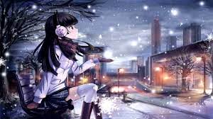 Female anime character illustration, wlop, artwork, women, digital art. Wallpaper Engine Anime Girl Snowfall 4k 60fps Youtube