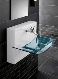 For larger bathrooms, like the ones in master bedrooms, you'll likely want to consider a double vanity, which will provide enough space for a couple or family. Modern Bathroom Sink Designs