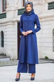Pantolon Takimli Sedanur Tesettur Tunik Modelleri Moda Stilleri Tunik Pantolon