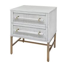 Sophia 2 - Drawer Nightstand Wood Nightstand 2 Drawer Nightstand White Nightstand