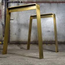Their modern design and slim profile focus attention on the table that they support and don't take away precious foot space under the table.‎ Metal Dining Table Legs Set Of 2 Modern Steel Table Legs Etsy