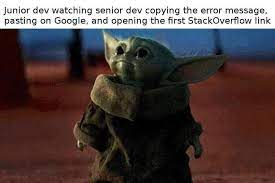 Lan madem bayılıyorsunuz maço adamlara bu kadar, vatanımız membağı lan bunların, öküzden bol ne var memleketimde. Codersrank On Twitter Rt Junior Dev Watching Senior Dev Teams Via Devopscertify Coder Funny Meme Programmingfun Programminghumor Developer Maythe4th Starwars Maytheforce Https T Co R5qhpn0ohi Twitter