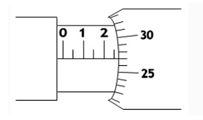 Untuk hasil ini memiliki ketelitian sebesar 0.01 mm. Hasil Pengukuran Yang Ditunjukkan Oleh Mikrometer