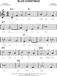 E a d g b e. Elvis Presley Blue Christmas Sheet Music For Beginners In F Major Download Print Sku Mn0152699