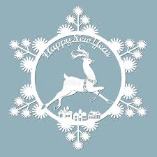 The finished snowflake measures 11 cm (about 4,3 inches) in diameter. Snowflake Template For Winter Holiday Cards Stock Illustration Illustration Of Vector Background 129915050