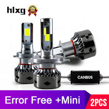 Hlxg 12000lm Canbus H7 Mini Led Light For Car Motorcycle Led H4 H8 H11 No Error Fog Light H1 Hb3 9006 6000k 4300k 5000k 8000k Car Headlight Bulbs Led Aliexpress
