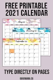 13 Cute Free Printable Calendars For 2021 You Ll Love Hot Beauty Health In 2020 Monthly Calendar Printable Printable Calendar Template Free Printable Calendar