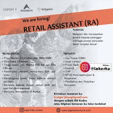 03:13 fall in this placeallah roh kud. Lowongan Kerja Retail Assistant Di Eiger Kudus Lowongan Kerja Kudus Terbaru 2021