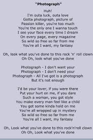 Pin By Music On Song Lyrics Def Leppard Songs Photograph Lyrics Def Leppard Photograph