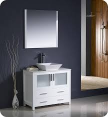 Modern Bathroom Vanity With Vessel Sink