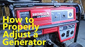At our facilities in wisconsin. Generator Carburetor Cleaning And Engine Speed Adjustment Youtube