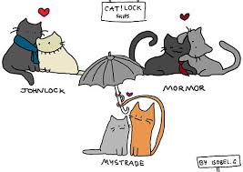 cat lock ships by unicornchick on deviantart sherlock fandom johnlock sherlock