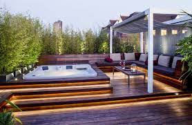 Our hot tubs, manufactured by hot spring spas, are some of the world's best appliance grade hot tubs available in the market. Putting A Jacuzzi Outdoors And Discovering A Great View Will Assist You Unwind And Develop An Inner Peace Whi Hot Tub Patio Hot Tub Outdoor Hot Tub Landscaping