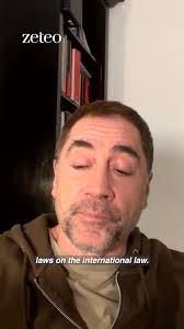 Justice and international law is going to suffer.” Javier Bardem tells  Mehdi we all have an “ethical obligation” to speak out