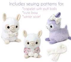 Plush Sewing Pattern Pdf Alpaca Llama Stuffed Animal Tutorial Kawaii Plushie Anime Soft Toy Large Easy Cute Baby Shower Gift Nursery Decor Sewing Stuffed Animals Animal Sewing Patterns Llama Stuffed Animal