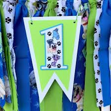 Puppy Dog Pals Puppy Dog Pals High Chair Banner Puppy Dog Etsy Happy Birthday Banners High Chair Banner Custom Party