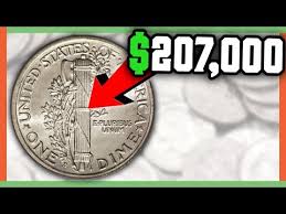 207 000 Rare Dime Worth Money Mercury Dime Full Split
