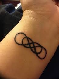 Traditionally, the infinity symbol represents a life that never. Double Infinity Symbol Tattoo Designs