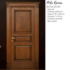 Pembuatan zat warna dari daun jati dilakukan dengan metode ekstraksi secara batch. Jual Pintu Kamar Kayu Jati Jepara Kusen Pintu Minimalis Murah Warna Coklat Kab Jepara Furniture Qta Tokopedia