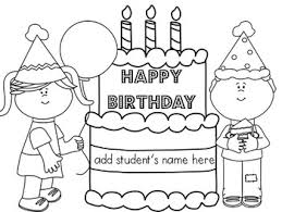 Primarygames is the fun place to learn and play! Birthday Editable Coloring Pages And Cupcake Cards Editable Tpt