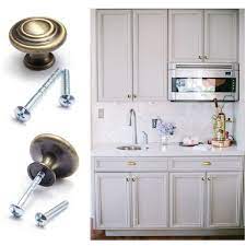 Our kitchen cabinet handles include styles and colours to suit every kitchen design. 4 Pack 34mm Cabinet Cupboard Kitchen Wardrobe Door Handles Knobs Burnished Brass Ebay