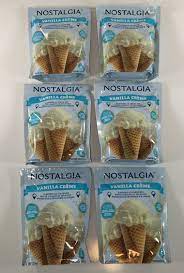 Nostalgia Vanilla Crème Ice Cream Mix, 6 Pack, 8 oz Each, BB 11/24 | eBay