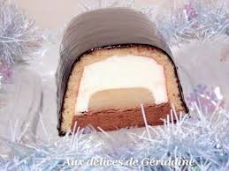 Aux Delices De Geraldine Buche Bavaroise Poire Chocolat Poire Au Chocolat Bavarois Poire Chocolat Chocolat