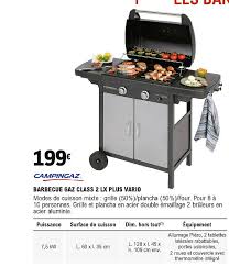 Desserte pour plancha au meilleur prix. Barbecue Campingaz Leclerc