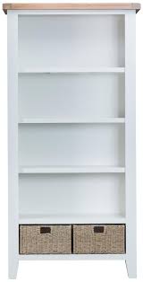 Check spelling or type a new query. Hampstead Oak And White Painted Tall Bookcase Cfs Furniture Uk