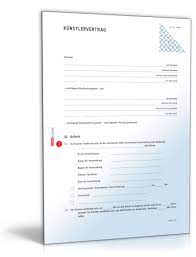 Der vertrag ist für maximal 10 einfach unseren newsletter abonnieren und von kostenlosen downloads, preisvorteilen sowie. Kunstlervertrag Rechtssicheres Muster Zum Download